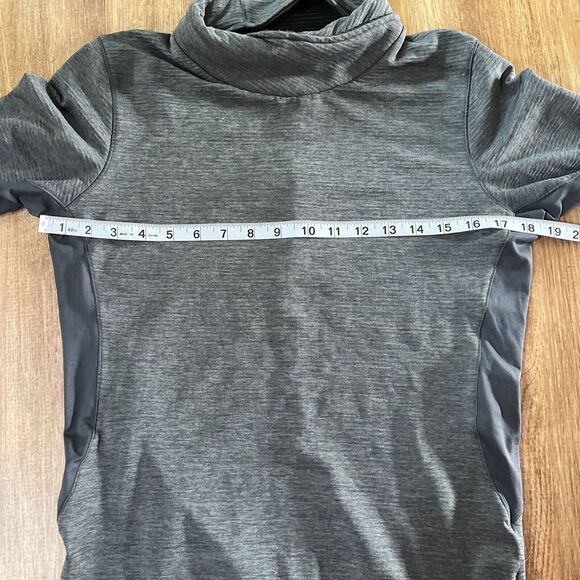 Brooks Grey Cowl Neck Running Sweatshirt Pullover Long Sleeve Women's Size Small - Picture 4 of 5